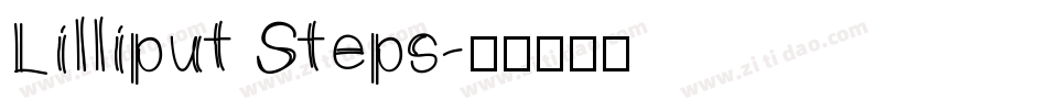 Lilliput Steps字体转换